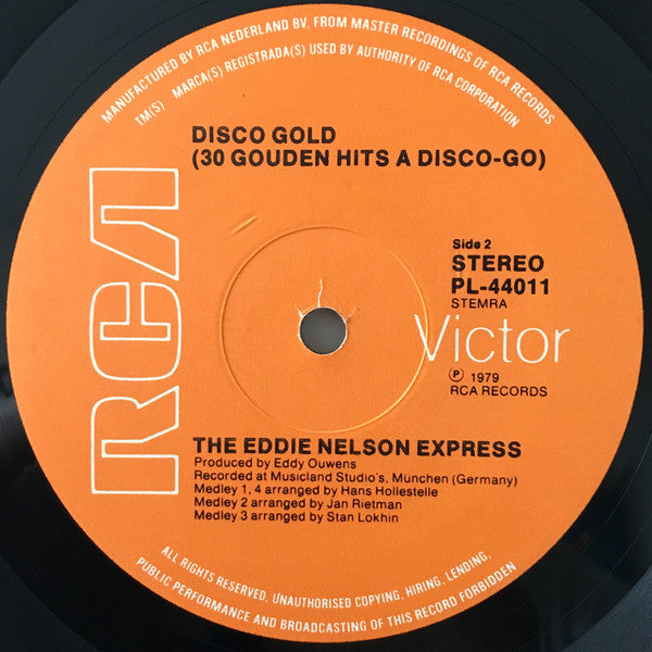 The Eddie Nelson Express : Disco-Gold (30 Golden Hits A Disco-Go) (LP, Album)