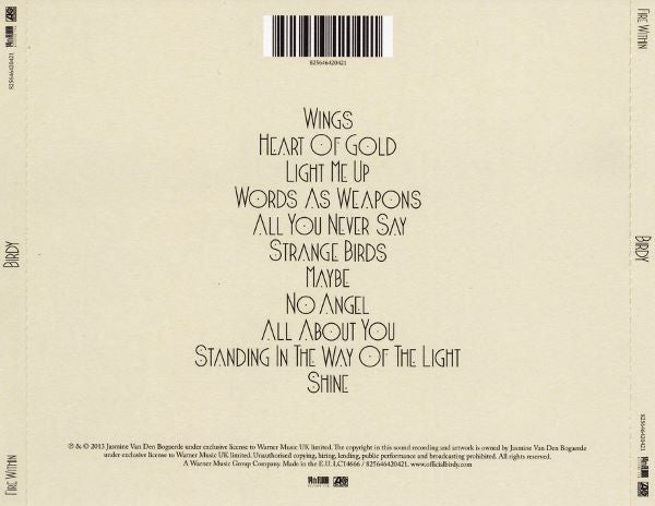 Birdy (8) : Fire Within (CD, Album)