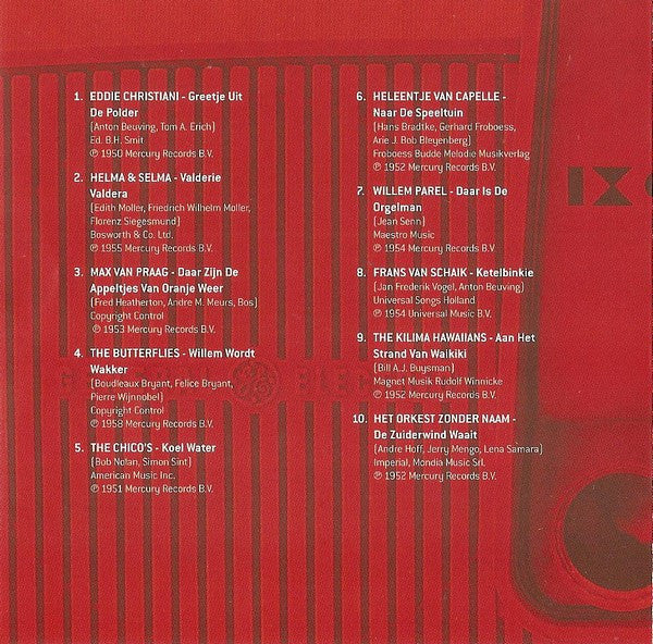 Various : De Onvergetelijke Jaren '50 - 1 (CD, Comp)
