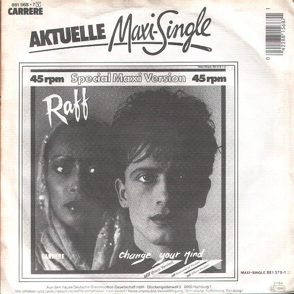 RAF (5) : Change Your Mind (7", Single)