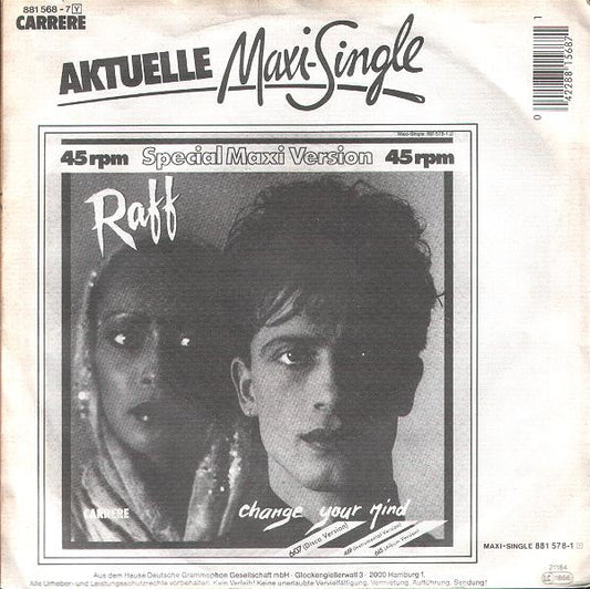 RAF (5) : Change Your Mind (7", Single)