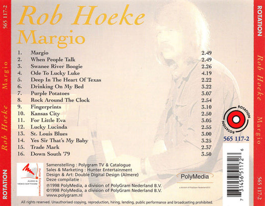 Rob Hoeke : Margio (CD, Comp)