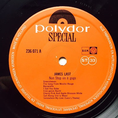 James Last : Non Stop & À Gogo (LP, Comp, Bla)
