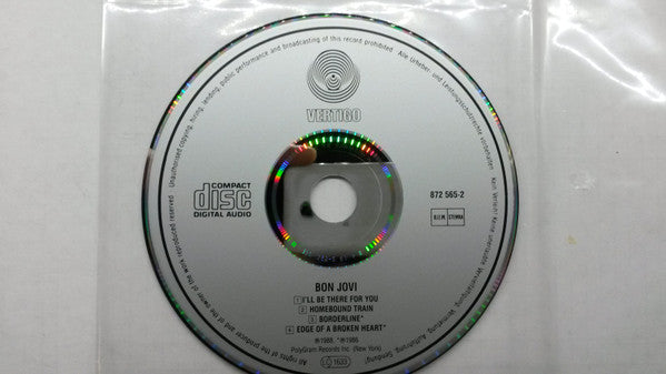 Bon Jovi : I'll Be There For You (CD, Maxi, Car)