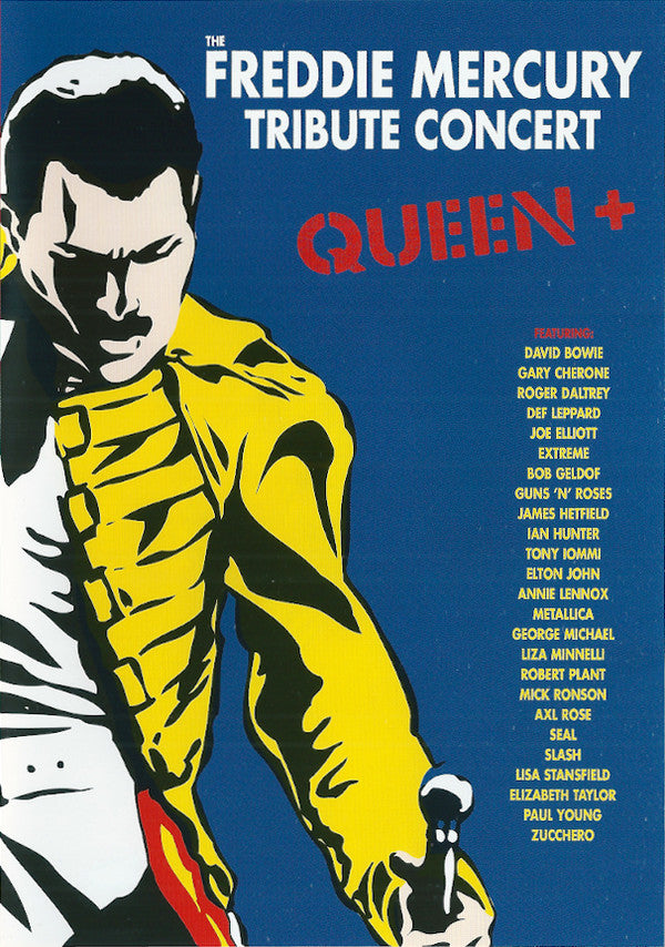 Queen + Various : The Freddie Mercury Tribute Concert (3xDVD-V, Multichannel, NTSC)