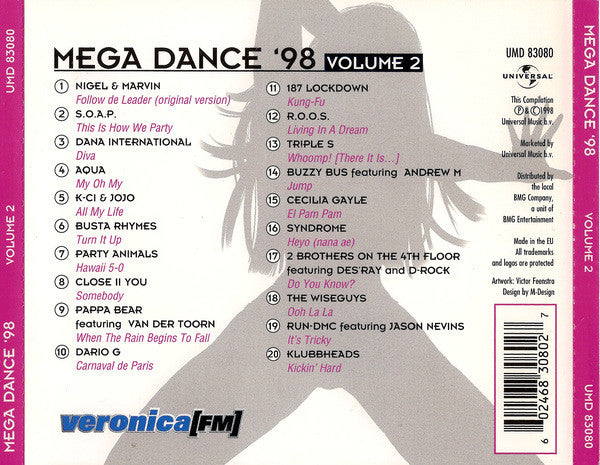 Various : Mega Dance '98 Volume 2 (CD, Comp)