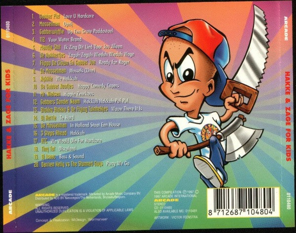Various : Hakke & Zage For Kids (CD, Comp, P/Mixed)