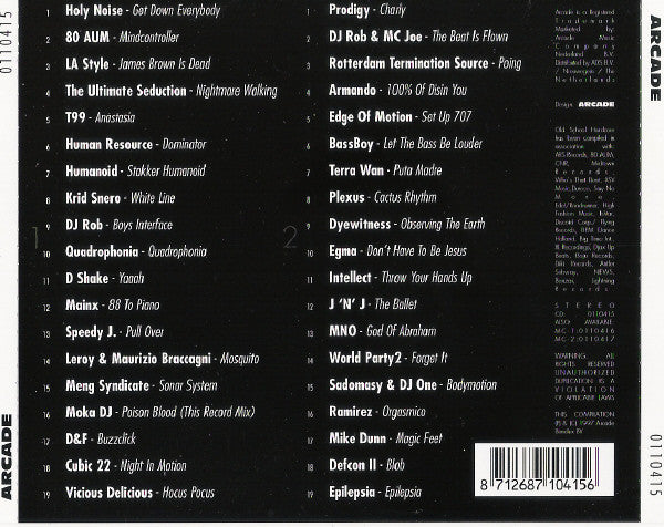 Various : Old School Hardcore (2xCD, Comp)