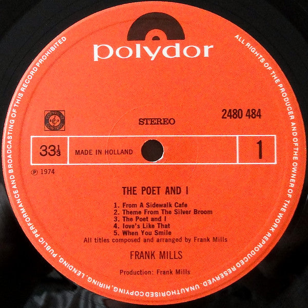 Frank Mills : The Poet And I (LP, Album)