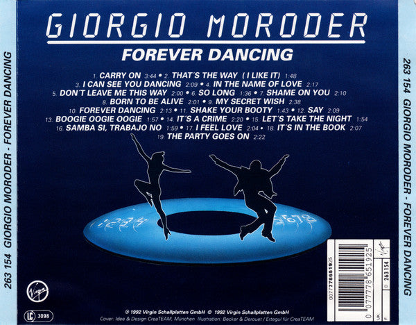 Giorgio Moroder : Forever Dancing (CD, Album, Mixed)