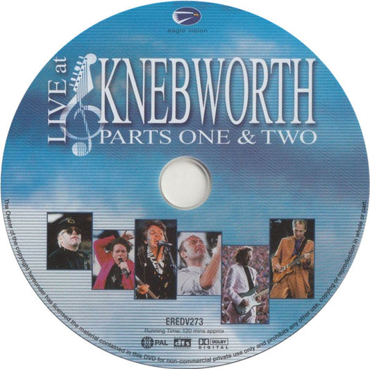 Various : Live At Knebworth - Parts One, Two & Three (2xDVD-V, Multichannel, PAL)