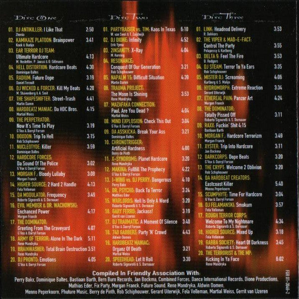 Various : Hardcore To The Bone (Dante's Symphony) (3xCD, Comp)