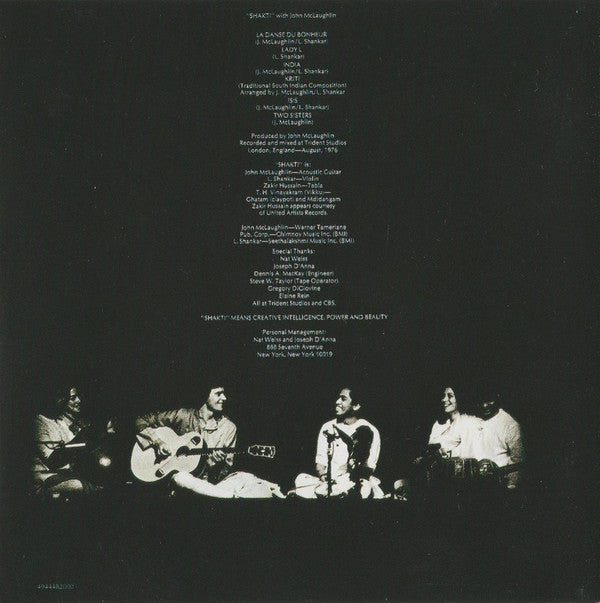Shakti (2) With John McLaughlin : A Handful Of Beauty (CD, Album, RE, RM)