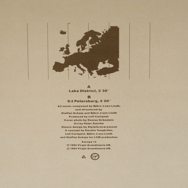 Björn J:Son Lindh, Staffan Scheja : Europa (12", Maxi, Promo)