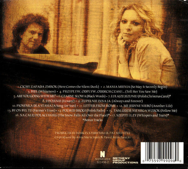 Pat Metheny & Anna Maria Jopek : Upojenie (CD, Album)