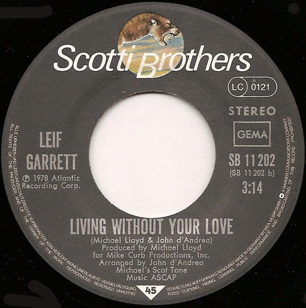 Leif Garrett : I Was Made For Dancin'  (7", Single)