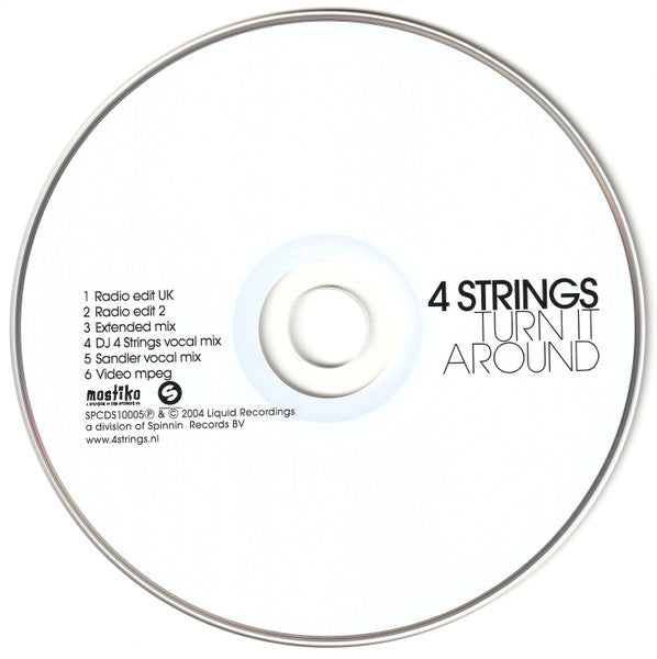 4 Strings : Turn It Around (CD, Single, Enh)