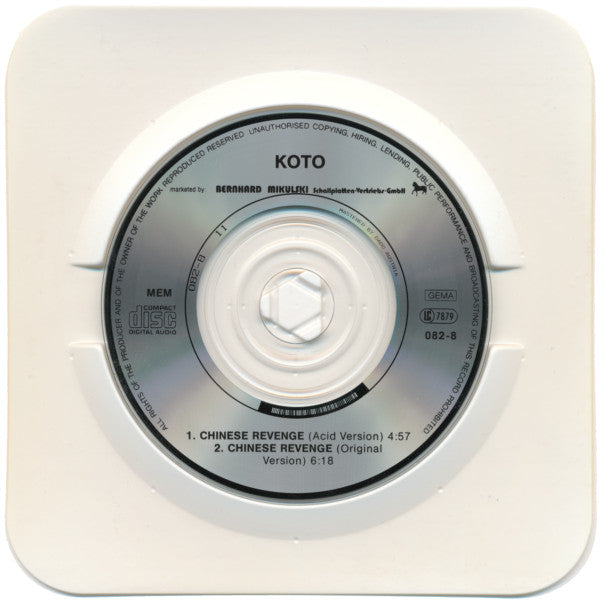 Koto : Chinese Revenge (Asia Version - 89) (CD, Mini, Maxi)
