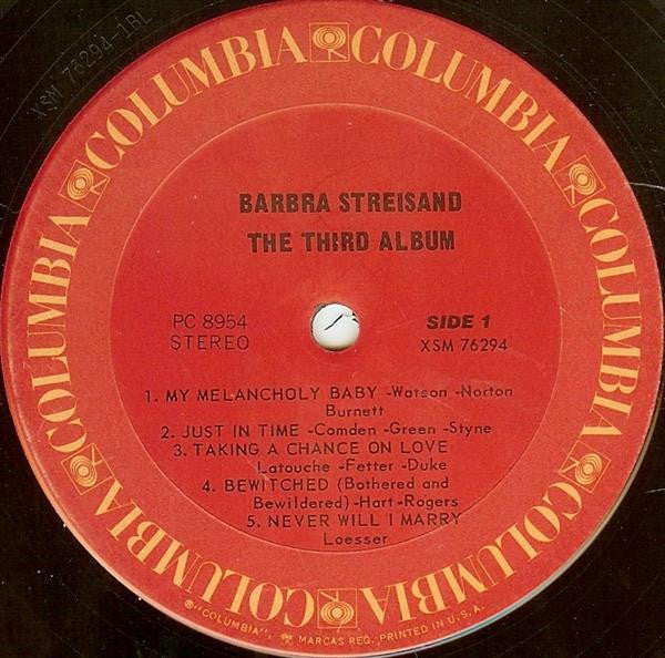 Barbra Streisand : The Third Album (LP, Album, RE)