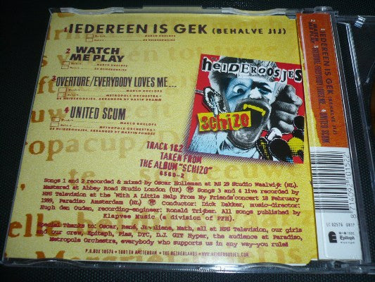 Heideroosjes : Iedereen Is Gek (Behalve Jij)! (CD, Single)
