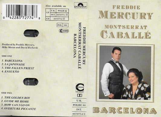 Freddie Mercury & Montserrat Caballé : Barcelona (Cass, Album, RE)