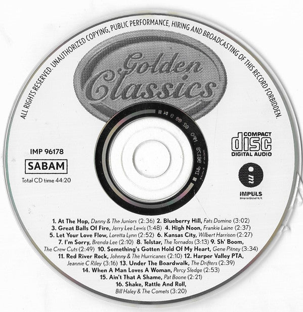 Various : Golden Classics - Toppers Van Toen... Volume 2 (CD, Comp)