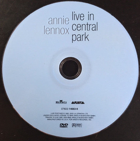Annie Lennox : Live In Central Park (DVD-V, NTSC, Dol)