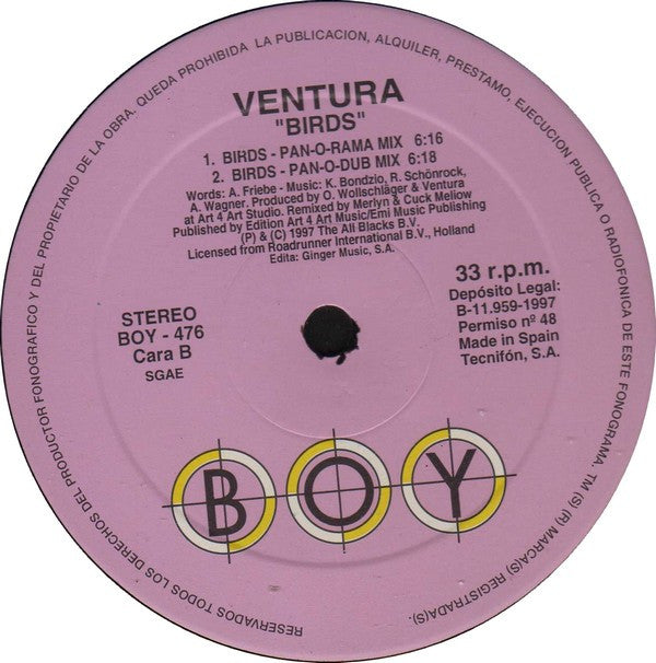 Ventura : Birds (12")