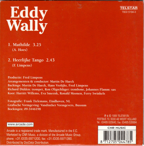 Eddy Wally : Mathilde / Heerlijke Tango (CD, Single)