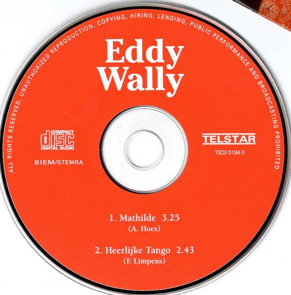 Eddy Wally : Mathilde / Heerlijke Tango (CD, Single)