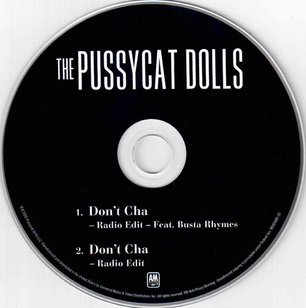 The Pussycat Dolls Featuring Busta Rhymes : Don't Cha (CD, Single)