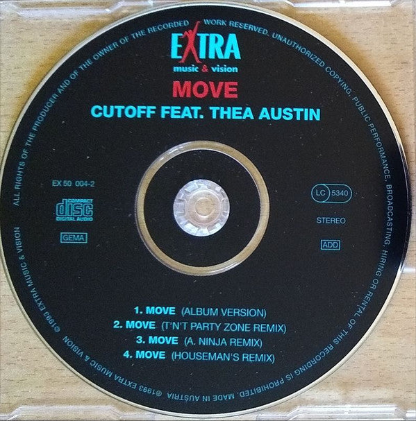 Cutoff (2) Featuring Thea Austin : Move (CD, Maxi)