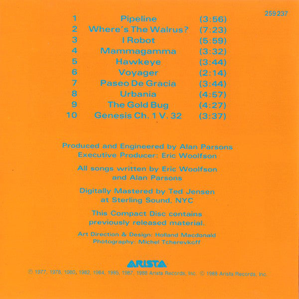 The Alan Parsons Project : The Instrumental Works (CD, Comp)