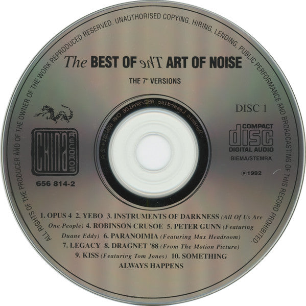 The Art Of Noise : The Best Of The Art Of Noise (The 7" Versions & The 12" Mixes) (CD, Comp + CD, Comp, P/Mixed)