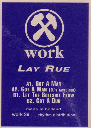 Lay Rue : Got A Man (12")
