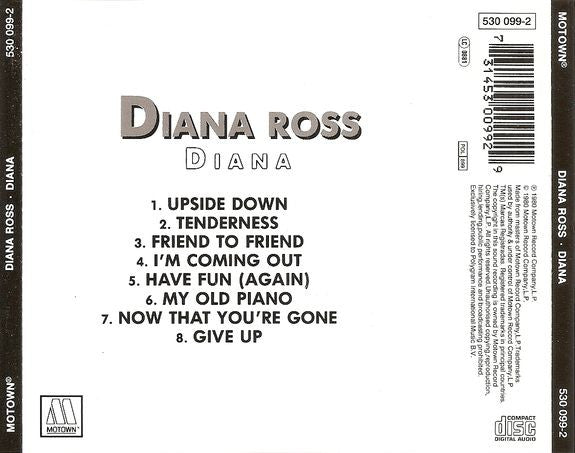 Diana Ross : Diana (CD, Album, RE)