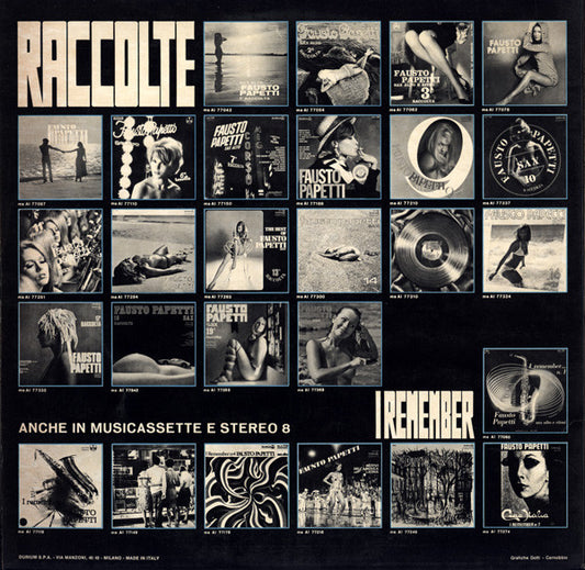 Fausto Papetti : 21ª Raccolta (LP, Album, Gat)
