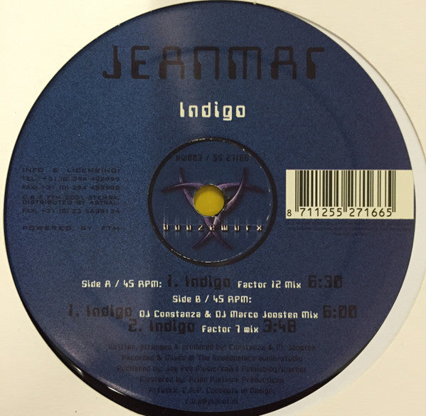 Jeanmar : Indigo (12")