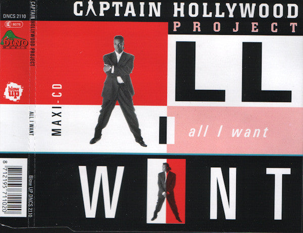 Captain Hollywood Project : All I Want (CD, Maxi)
