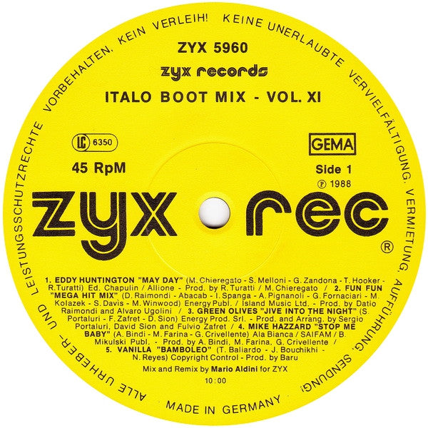 Various : Italo Boot Mix Vol. 11 (12", Maxi, Mixed)