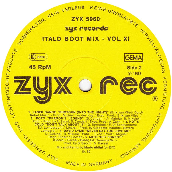 Various : Italo Boot Mix Vol. 11 (12", Maxi, Mixed)