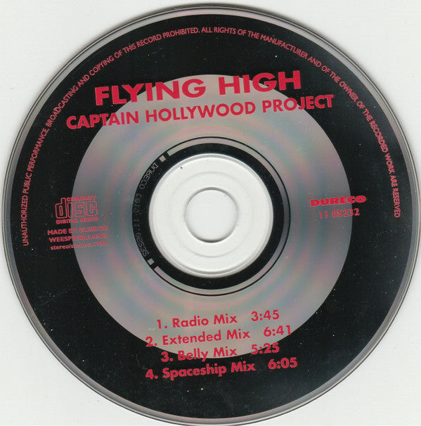 Captain Hollywood Project : Flying High (CD, Maxi)