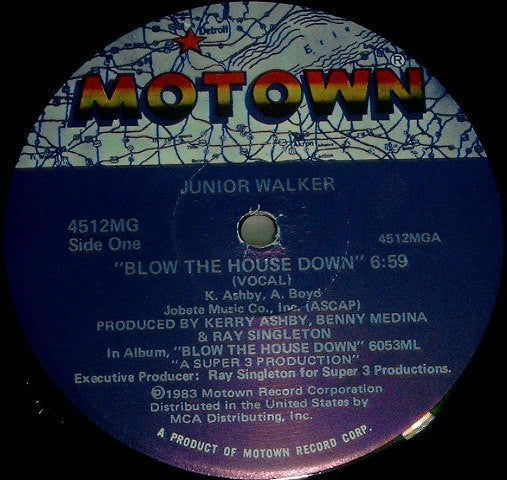 Junior Walker : Blow The House Down (12")