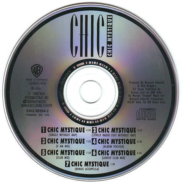 Chic : Chic Mystique (CD, Maxi)