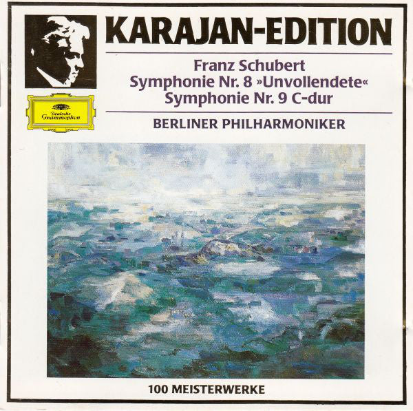 Franz Schubert : Herbert von Karajan, Berliner Philharmoniker : Symphonie Nr. 8 »Unvollendete« / Symphonie Nr. 9 C-dur (CD, Comp, RM)
