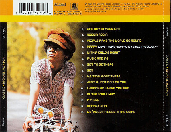 Michael Jackson : Classic Michael Jackson (CD, Comp, RM)