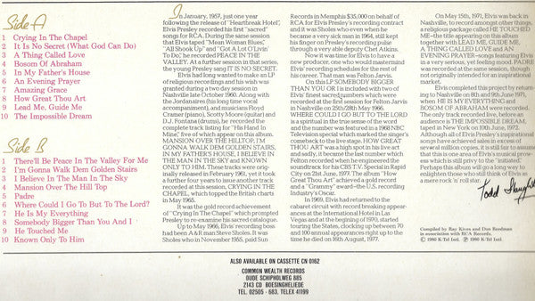 Elvis Presley : Elvis Gospels (LP, Comp)