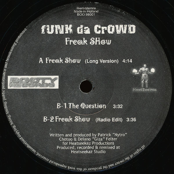 Funk Da Crowd : Freak Show (12")