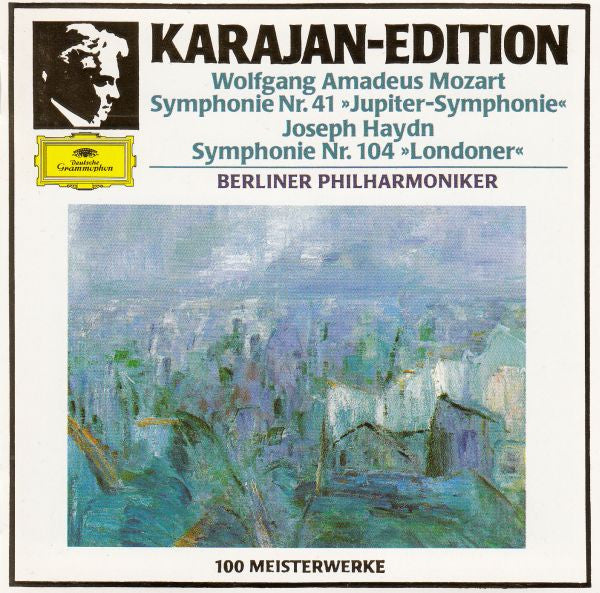 Wolfgang Amadeus Mozart / Joseph Haydn : Herbert von Karajan, Berliner Philharmoniker : Symphonie Nr. 41 »Jupiter-Symphonie« / Symphonie Nr. 104 »Londoner« (CD, Comp, RM)