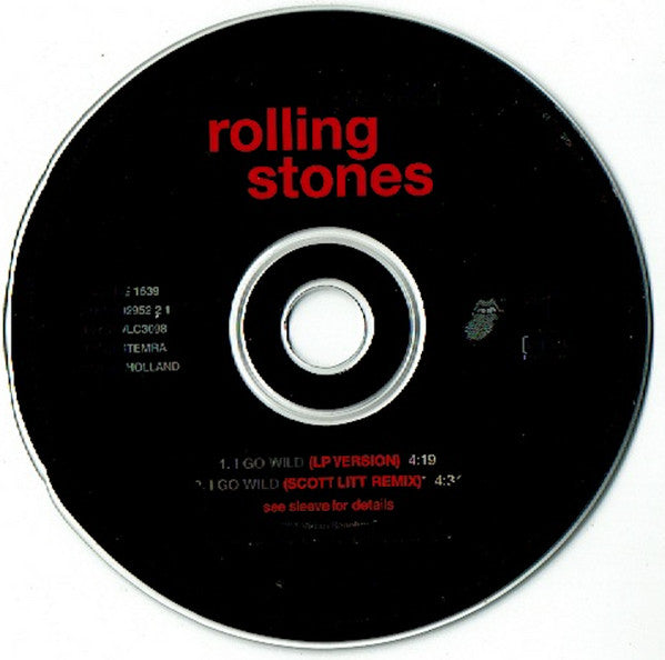 The Rolling Stones : I Go Wild (CD, Single, Car)